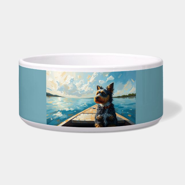 Tigela Cachorro em um barco (Frente)
