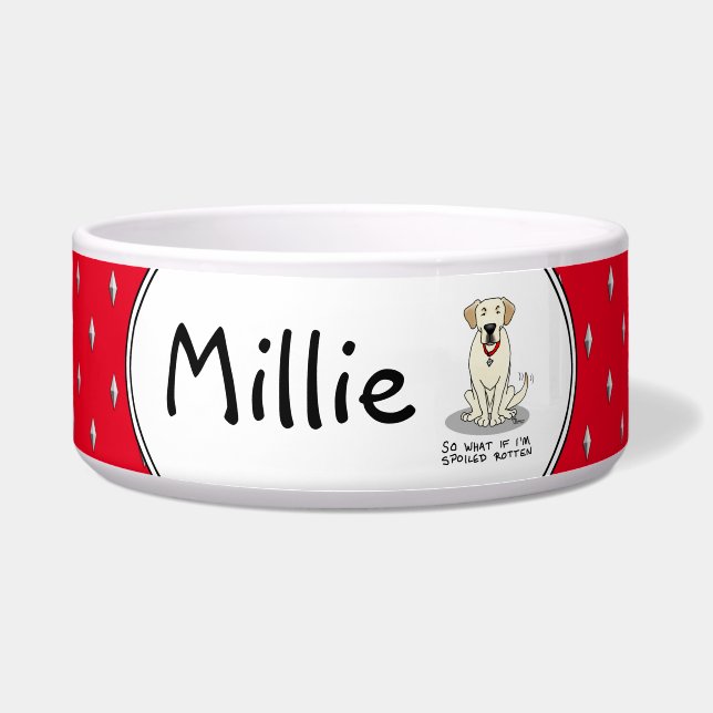 Tigela Cachorro Gelado Amarelo Gelado Gelado Gelado (Frente)