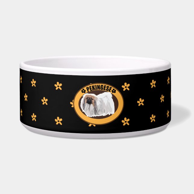 Tigela Cachorro pekingês (Frente)