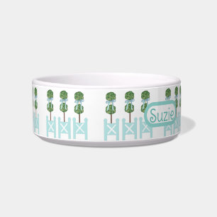 Tigela Cachorro Pintado Topiary Topiary do Ovo de Robin