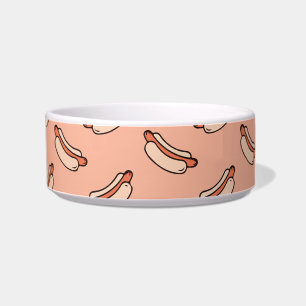 Tigela Cachorro-Quente Retro Padrão Perfeito Pet