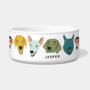 Tigela Cachorros Felizes Personalizados