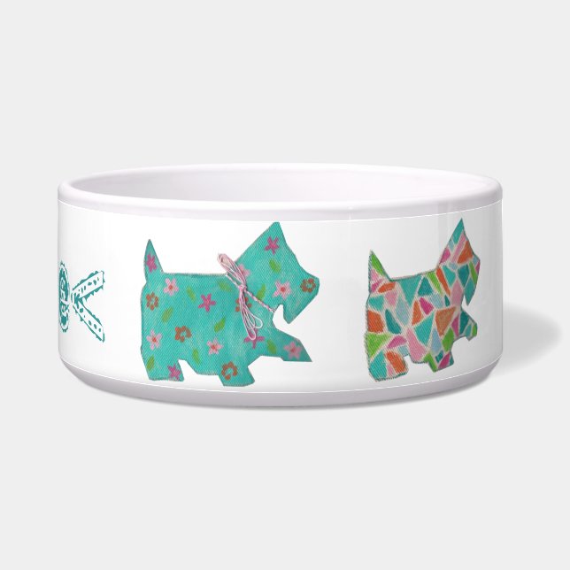 Tigela Cães Decorados (Direita)