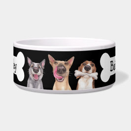 Tigela Cães Engraçados Personalizados
