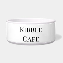 Café Kibble Pet Bowl Cerâmico