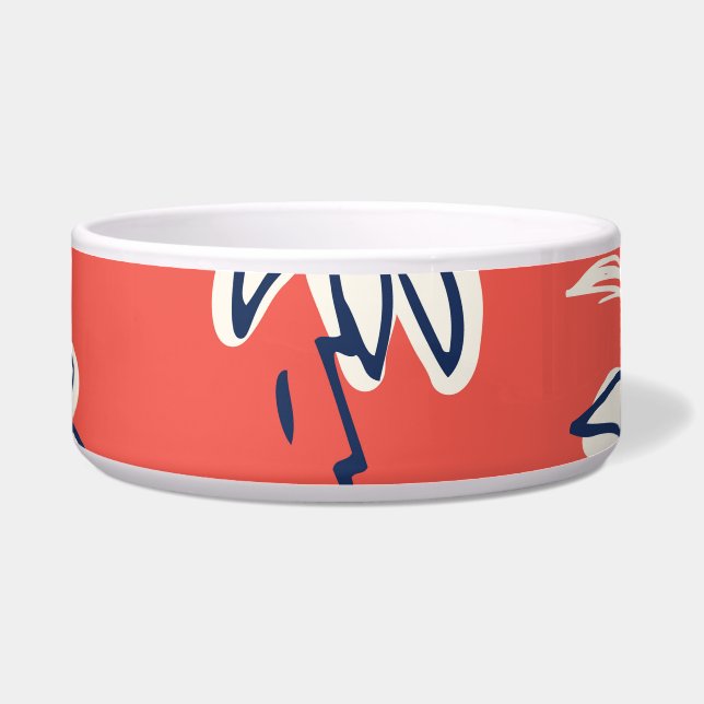 Tigela Camisa de praia havaiana, padrão de palma de rabis (Frente)