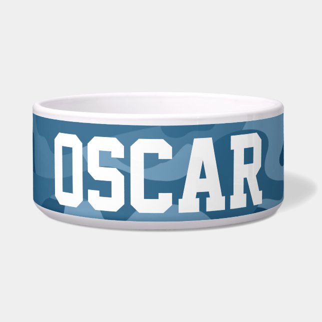 Tigela Camo Monocolor Azul (Frente)