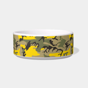 Tigela Camuflagem Amarela e Verde, Militar, Exército