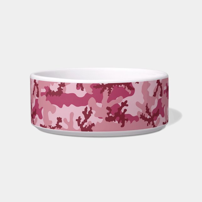 Tigela Camuflagem rosa (Frente)