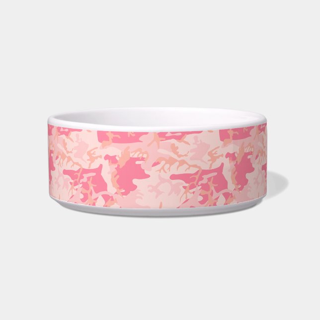 Tigela Camuflagem Rosa, Militar, Exército (Frente)