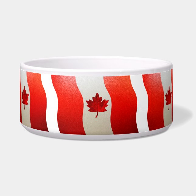 Tigela Canadá Flag-Chrome (Frente)