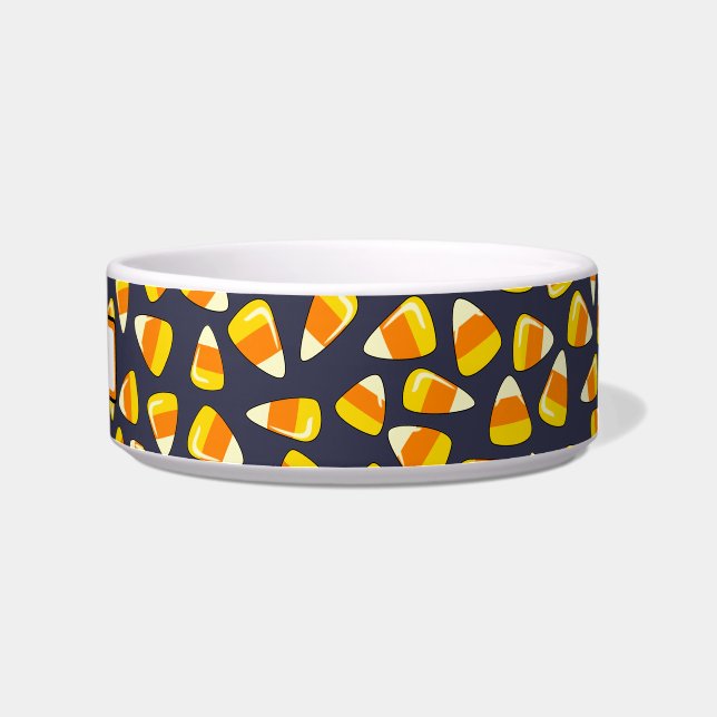 Tigela Cão do Dia das Bruxas ou milho de doces (Direita)