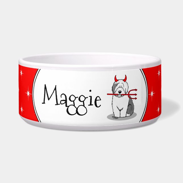 Tigela Cão-Grande-Velho (Cinza 1) (Frente)