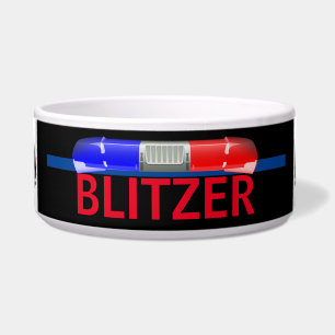 Tigela Cão K-9 da Polícia Personalizada