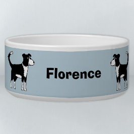 Tigela Cão Personalizado Cão-de-Ovelha-Collie-Borda-gales