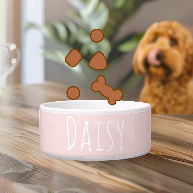 Tigela Capa de telefone rosa personalizado do pasto com n (Criador carregado)