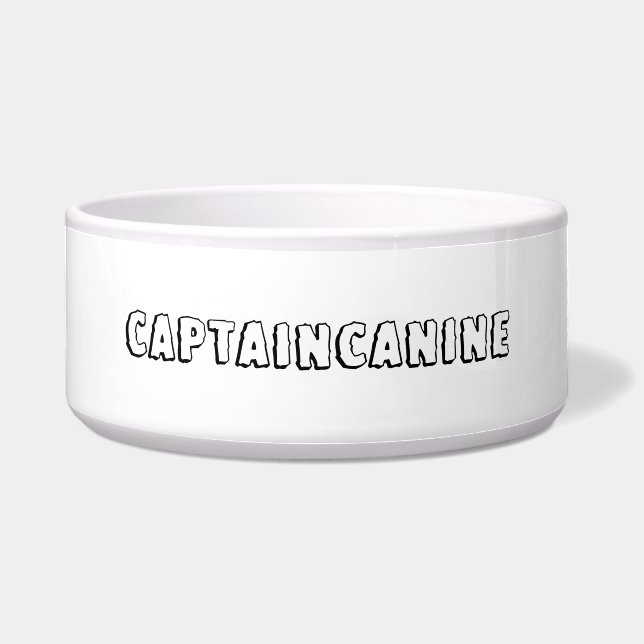TIGELA CAPTAIN CANINE DOG BOWL (Frente)