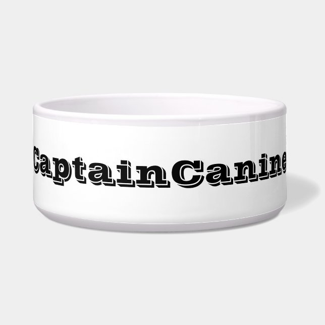 TIGELA CAPTAIN CANINE DOG BOWL (Frente)