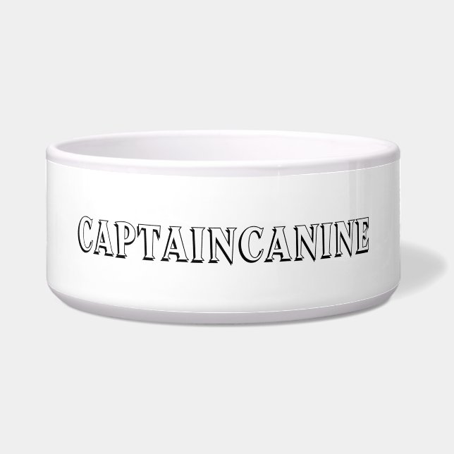 TIGELA CAPTAIN CANINE DOG BOWL (Frente)