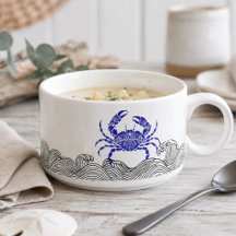 Caranguejo Mandala Costeiro – Cozinha Náutica Azul