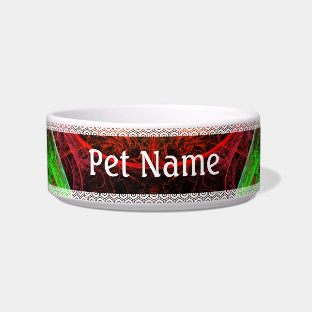 Tigela Carnaval Abstrato Art Cat Bowl (Frente)