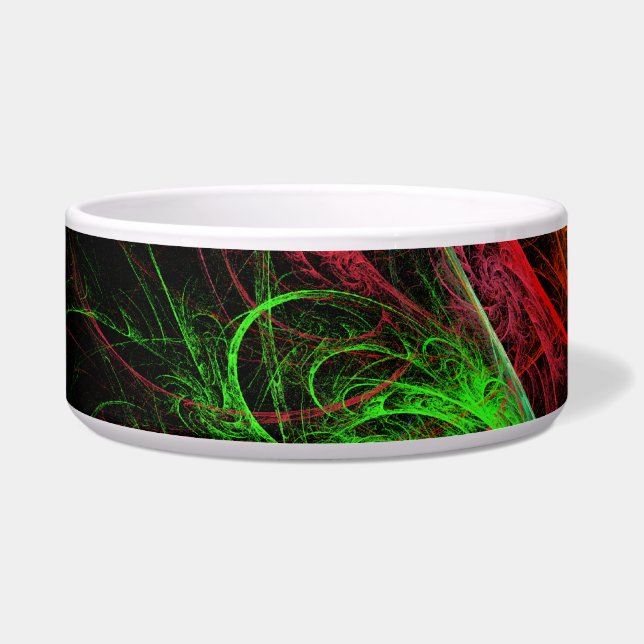 Tigela Carnaval Abstrato Art Dog Bowl (Esquerda)