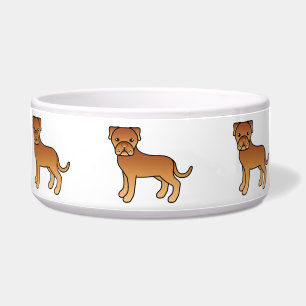 Tigela Cartoon Bonito Cães De Bordéus