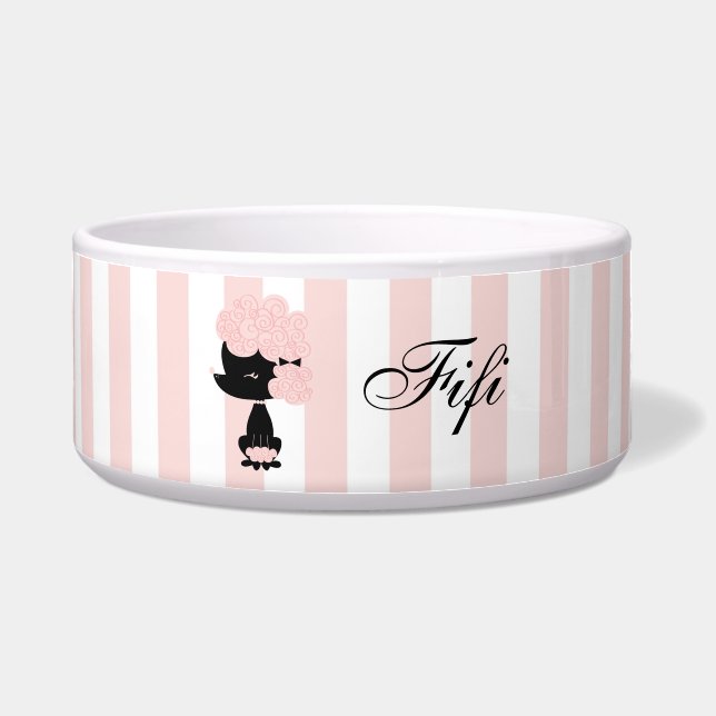 Tigela Cartoon French Poodle (Frente)