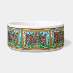 Tigela Casaco de Pet Bowl de Armas