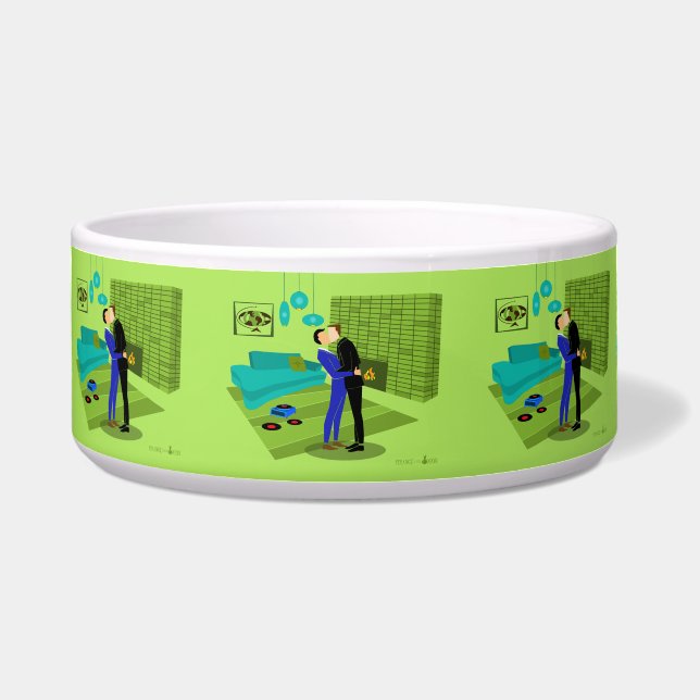 Tigela Casal de Gay no Amor (Frente)