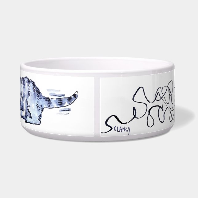 Tigela Cat Yarn Ceramic Pet Bowl (Traseira)