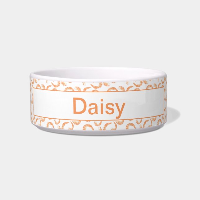 Tigela Caudas de Camarão com Encerramento Personalizadas  (Frente)