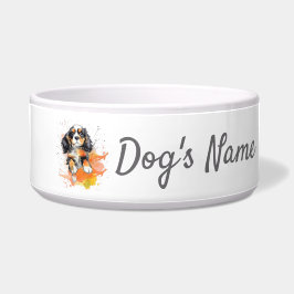 Tigela Cavalier King Charles puppy Cerâmica Pet Bowl
