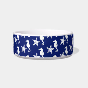 Tigela Cavalo-da-praia - Azul-marinho e branco