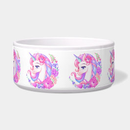 Tigela Cavalo Mágico Arco-íris Personalizado