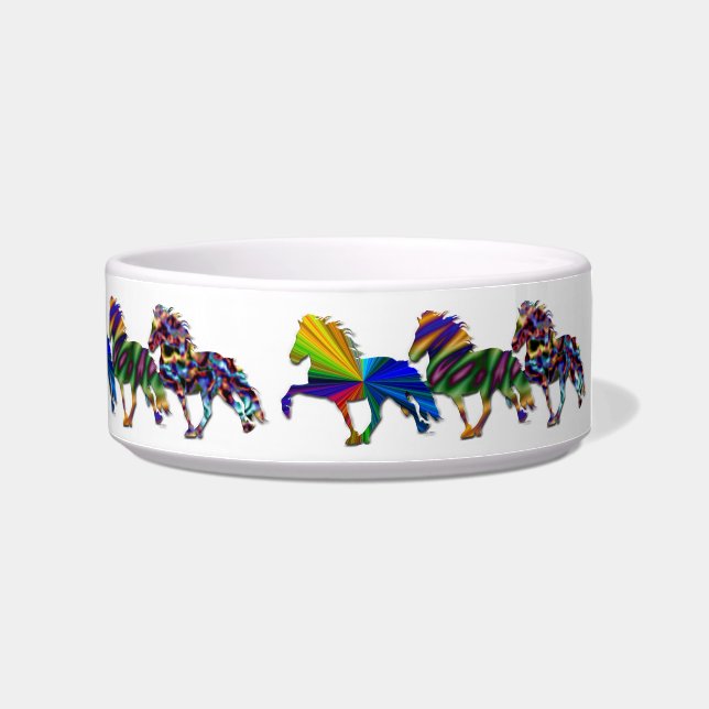 Tigela Cavalos Islandeses Selvagens (Direita)