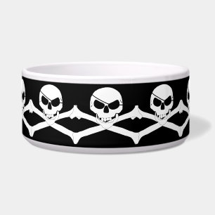 Tigela Caveira e Crossbones - Jolly Roger