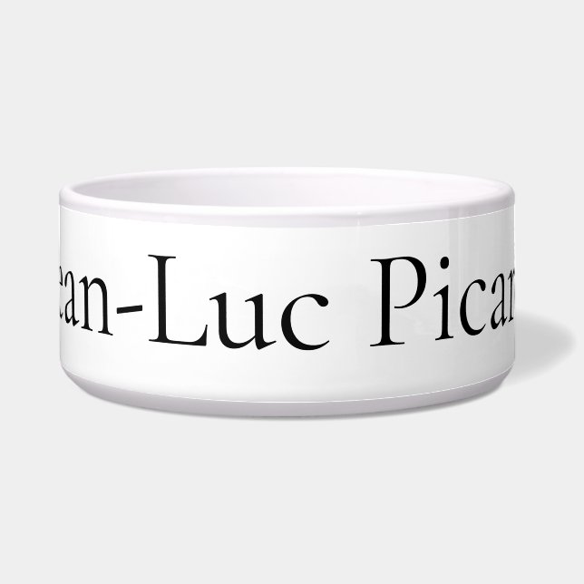 Tigela Cerâmica Para O Seu Pet (Frente)