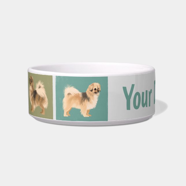 Tigela Cerâmica Tibetan Spaniel Bowl (Esquerda)