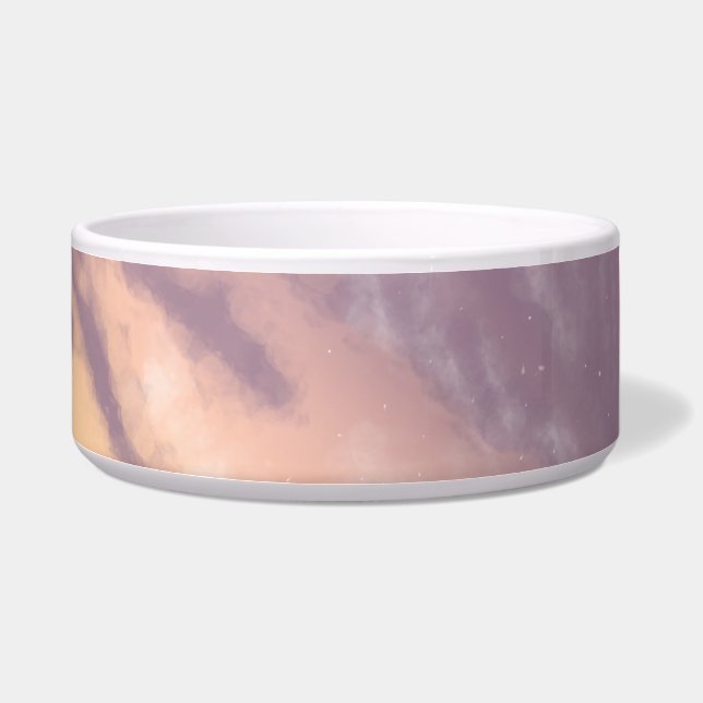 Tigela Céu do Sol da Manhã Brilhante com Nuvens (Direita)