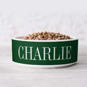Tigela Charlie Classic Name Monograma Azul Marinho
