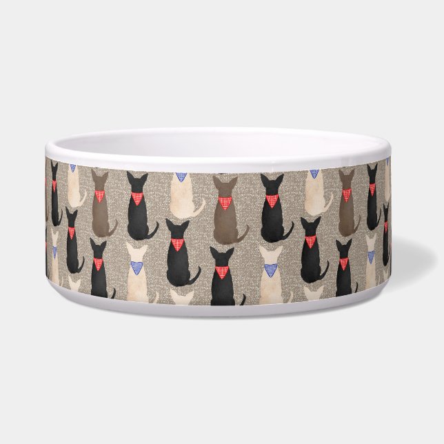 Tigela Chihuahua Cerâmica Pet Bowl (Frente)