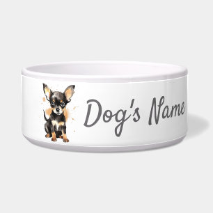 Tigela Chihuahua puppy Cerâmica Pet Bowl