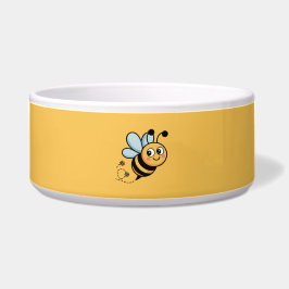 Tigela Child-Friendly Bee Mascot with Dotted Trail
