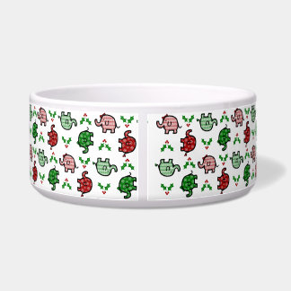 Tigela Christmas Elephant Pet Bowl