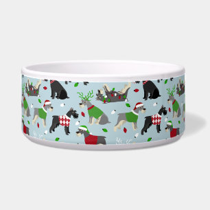 Tigela Christmas Schnauzer
