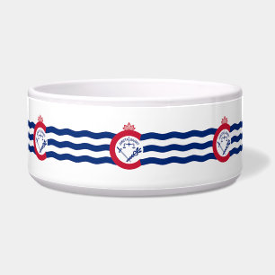 Tigela Cincinnati Flag Pet Bowl
