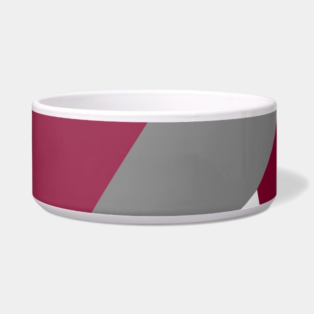 Tigela Cinza rosa e branco (Direita)