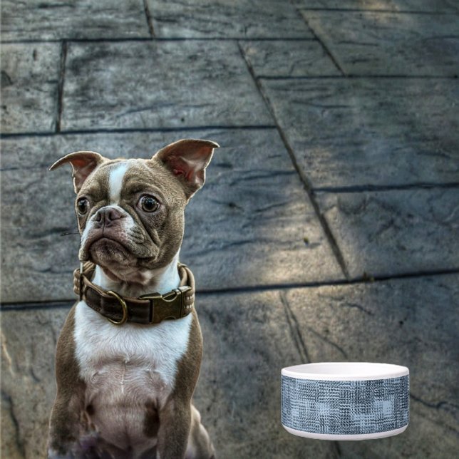 Tigela Cinzas têxteis (This Textile Grays Pet Dish makes a great gift for your pet!)