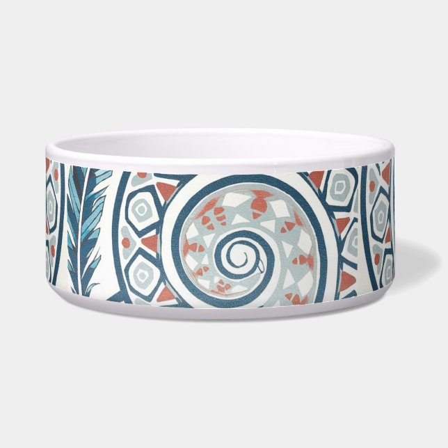 Tigela Círculo com pena (Frente)